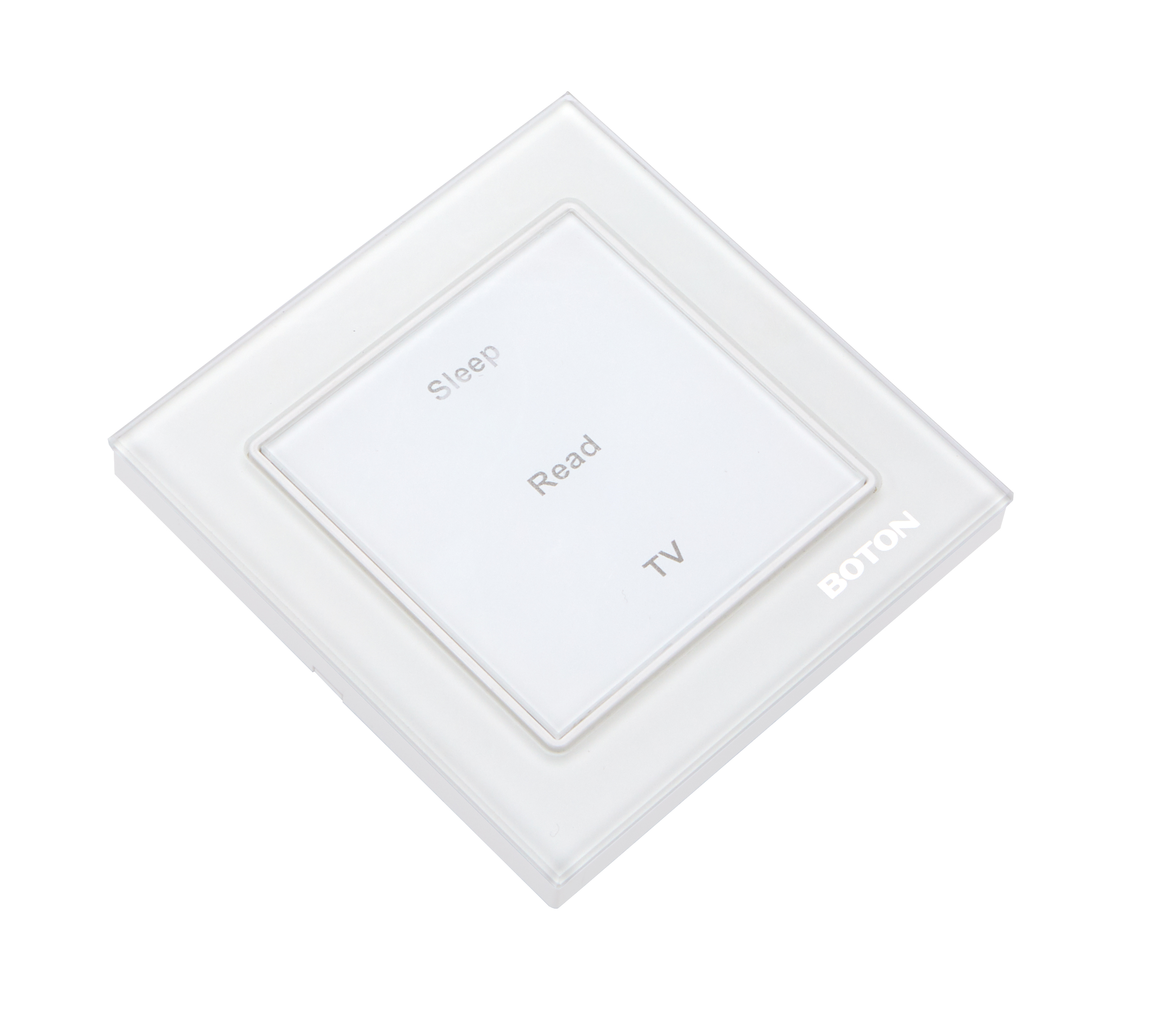 Weißer Glas-Touchscreen-Smart-Switch